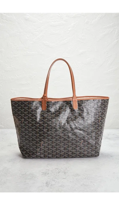Fwrd Renew Goyard Saint Louis Pm Tote Bag In Black
