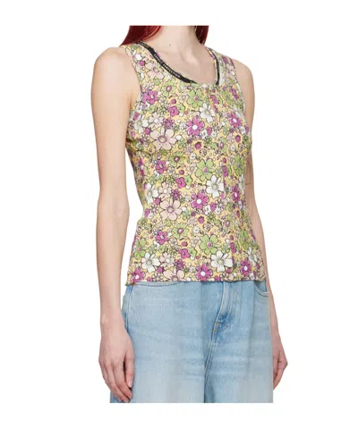 Martine Rose Folded Top Festival Floral In Multi