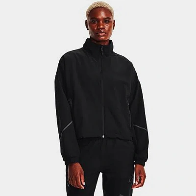 Under Armour Unstoppable Jacket In Celeste/black In Black