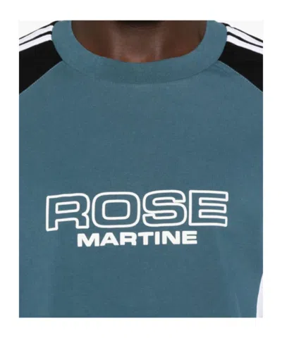 Martine Rose Oversized T-shirt Panel Design In Blue