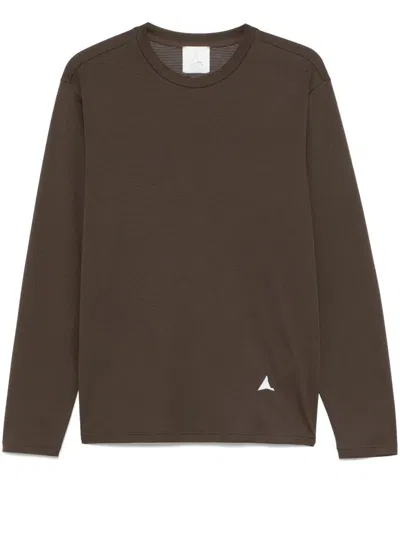 Roa Fireflies Base Layer Fast Dry Long Sleeve In Brown