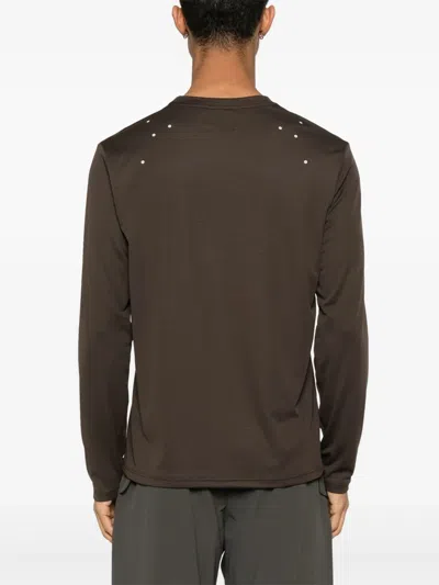Roa Fireflies Base Layer Fast Dry Long Sleeve In Brown