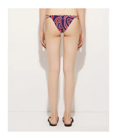 Pucci Labirinto Print V-cut Bikini Bottom In Multi