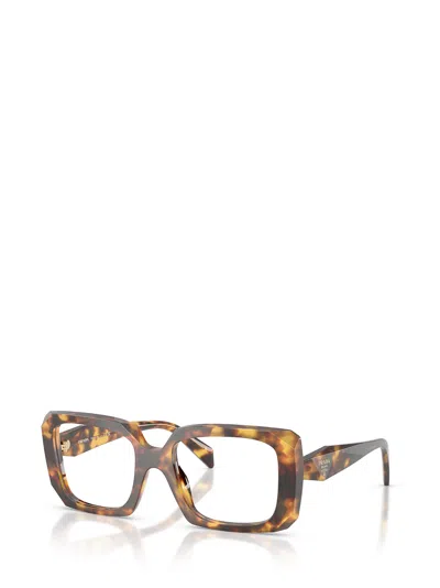 Prada Eyewear Rectangular Frame Glasses In Multi