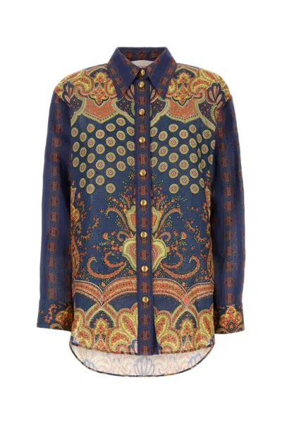 Valentino Multicolor Printed Shirt In Multi