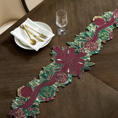 Frontgate Boughs Of Holly Table Runner
