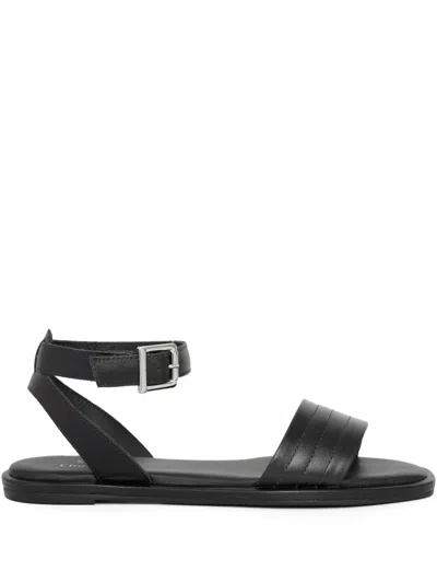 Studio Chofakian Studio 175 Ankle-strap Leather Sandals In Black