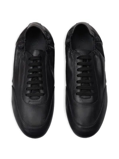 Scarosso Leggera Lace-up Sneakers In Black