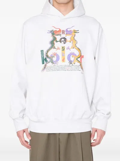 Kolor プリント パーカー In White