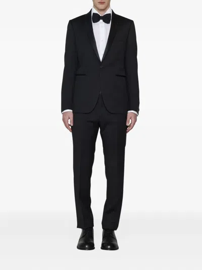 缎面披肩领塔士多西装套装