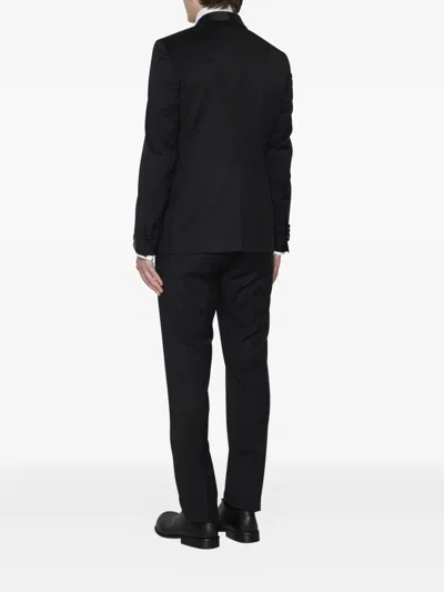 缎面披肩领塔士多西装套装