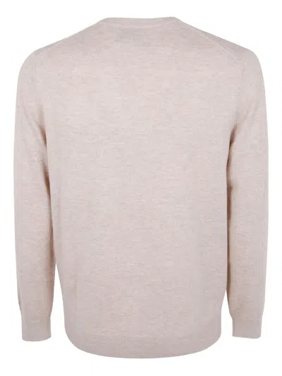 Mc2 Saint Barth Heron Embroidered Sweater In Pink