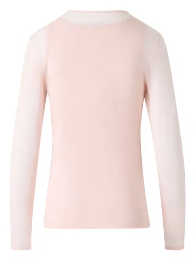 Akris Long-sleeve Top In Pink