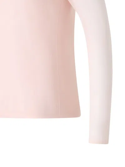 Akris Long-sleeve Top In Pink