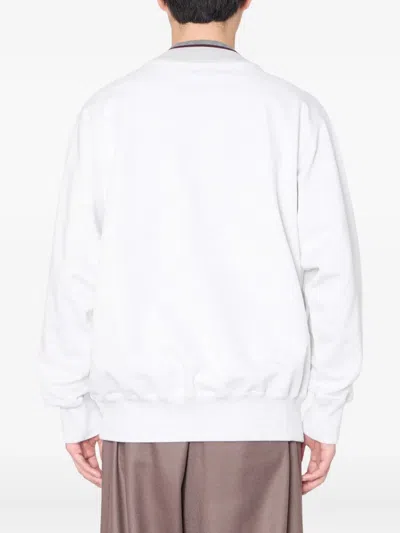 Kolor Vネック スウェットシャツ In White