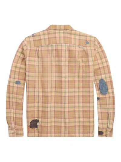 Rrl Carter チェック シャツ In Brown