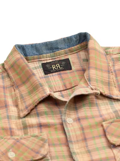 Rrl Carter チェック シャツ In Brown