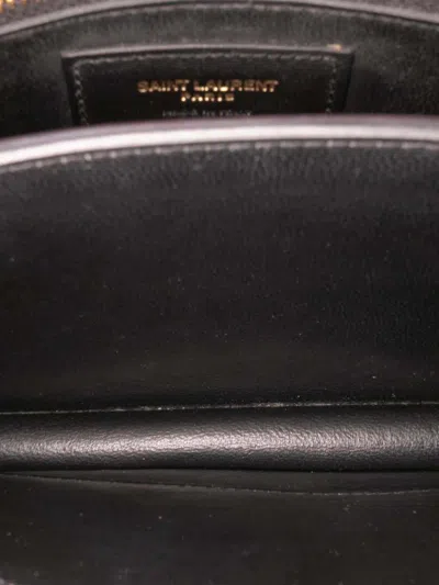 Pre-owned Saint Laurent 2019 Smooth Calfskin Monogram Cassandra Clasp Bag Shoulder Bag