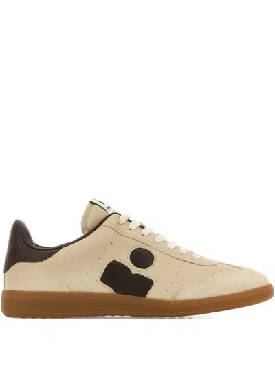 Isabel Marant Sneakers Bryce In Pelle Beige Donna In Brown