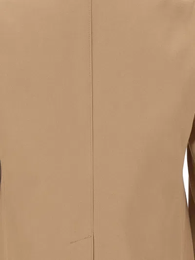 Tagliatore Gordon Buttoned Coat In Brown