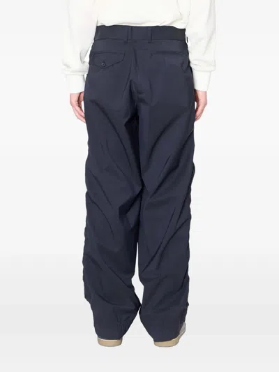 Kolor フロントプリーツ パンツ In Blue