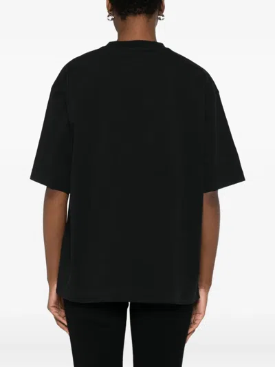 Off-white Cotton T-shirt In Black
