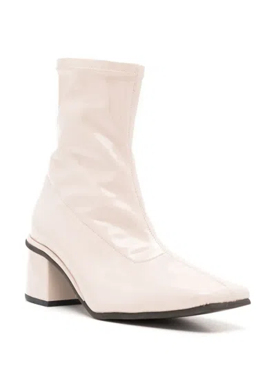 Sarah Chofakian Martine 50mm レザーブーツ In White
