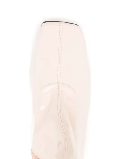 Sarah Chofakian Martine 50mm レザーブーツ In White