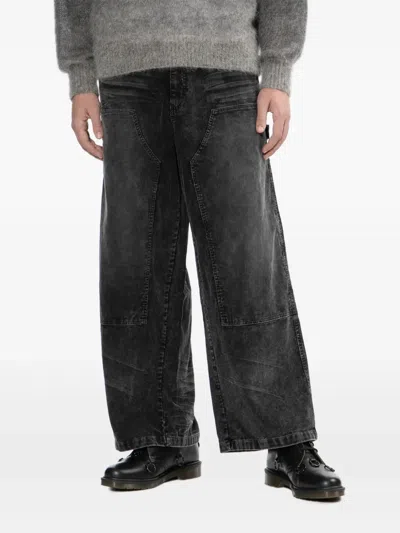 Five Cm ロゴパッチ パンツ