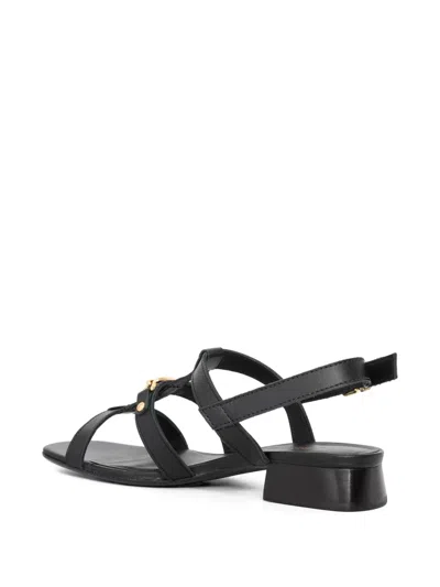 Sarah Chofakian Le Croque Madame 20mm レザーサンダル In Black