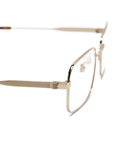 Dunhill Rectangle-frame Glasses In Gold