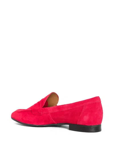 Sarah Chofakian ペニー ローファー In Red