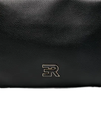 Ermanno Scervino Leather Tote Bag In Black