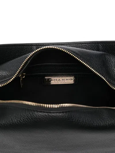 Ermanno Scervino Leather Tote Bag In Black