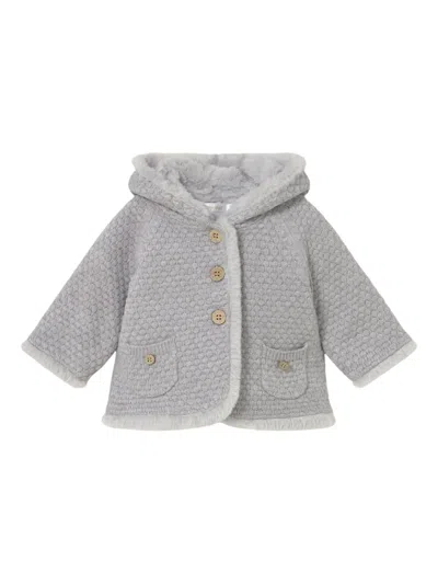 人造皮草针织夹克