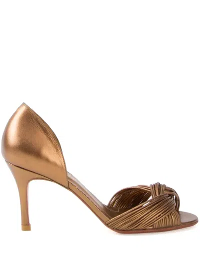 Sarah Chofakian Colagem 65mm サンダル In Gold