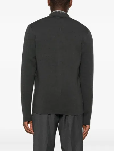Samsoe & Samsoe Zippered Long-sleeved Sweater In Black