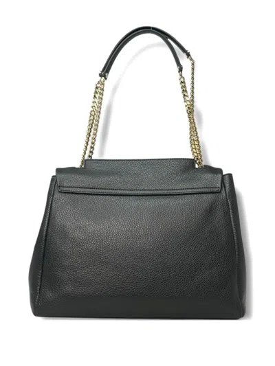 Orciani Medium Sveva Sense Shoulder Bag With Chain In Green