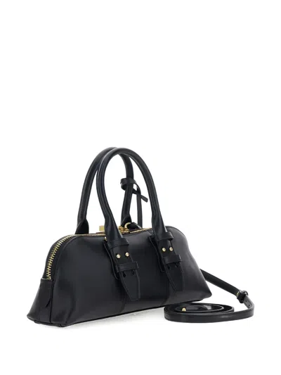 Pinko Small Hand Bag Escape Bag Baguette In Leather In Black