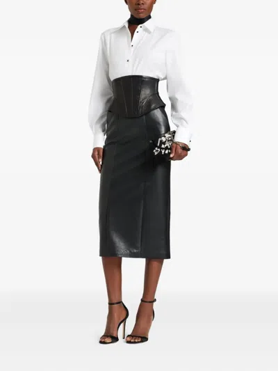 Ermanno Scervino Button Bodysuit In White