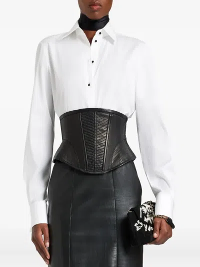 Ermanno Scervino Button Bodysuit In White