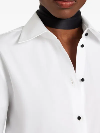 Ermanno Scervino Button Bodysuit In White