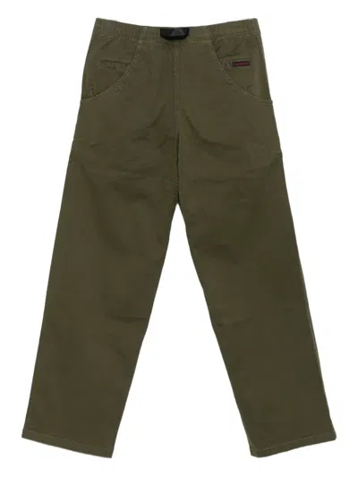 Gramicci Elasticated Belt Trousers In Green