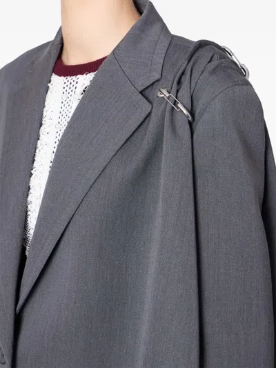 Kolor セーフティピン ジャケット In Gray