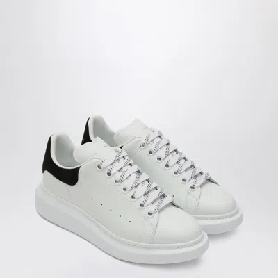 Alexander Mcqueen Oversized Sneakers In White And Beige Calfskin  In Multi