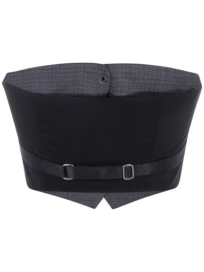 Alexander Wang Bustier Vest In Gray