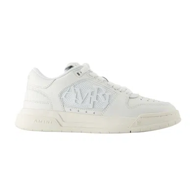 Amiri Classic Low Sneakers In White Leather In White