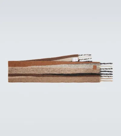 羊驼毛混纺流苏围巾