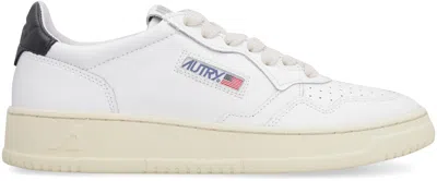 Autry Medalist Leather Low-top Sneakers In White