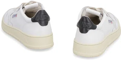 Autry Medalist Leather Low-top Sneakers In White